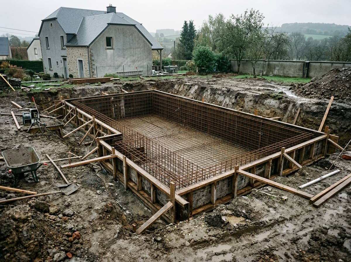 Piscine béton : structure et étanchéité de A à Z — avant
